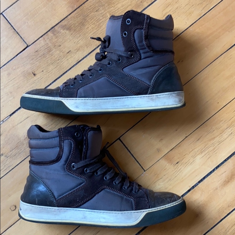 Mens Lanvin High Top Sneaker
